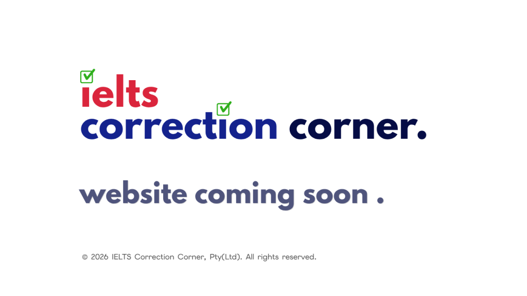 ieltscorrectioncorner landing page coming soon